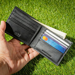 Pittsburgh Penguins Black Bi-Fold Embroidered Wallet w/ RFID Blocking