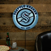 Seattle Kraken, Metal Lite, Round