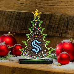 Seattle Kraken Hockey Holiday Tree Desklite LED Decor