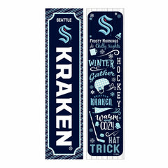 46" Double Sided Leaner, Seattle Kraken, Winter Seasonal