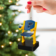 Stadium Seat Ornament, St. Louis Blues