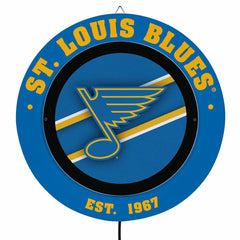 St Louis Blues, Metal Lite, Round