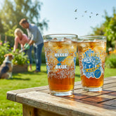 St Louis Blues 16oz Glass pint, Set of 2