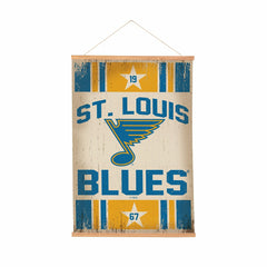 St Louis Blues, Canvas Wall Tapestry, Medium, 36x24
