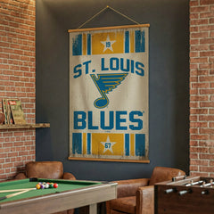 St Louis Blues, Canvas Wall Tapestry, Large, 54x36