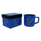 St Louis Blues Ceramic Camp Cup with Enamel Finish, 14oz