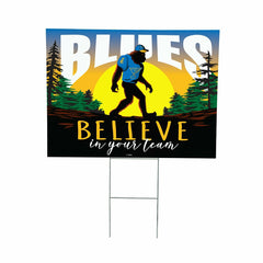 St Louis Blues Coroplast Yard Sign, Bigfoot