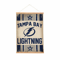 Tampa Bay Lightning, Canvas Wall Tapestry, Medium, 36x24