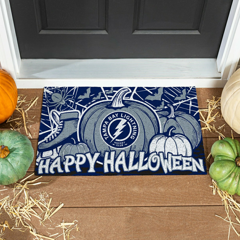 Tampa Bay Lightning Halloween PVC Mat, 28"x16"