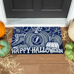 Tampa Bay Lightning Halloween PVC Mat, 28"x16"