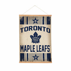 Toronto Maple Leafs, Canvas Wall Tapestry, Medium, 36x24