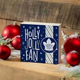 Toronto Maple Leafs Block, Holiday, 6x6