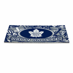 Toronto Maple Leafs Holiday PVC Mat, 28"x16"