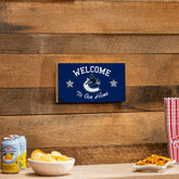 Vancouver Canucks Wood Wall Sign, 6x11