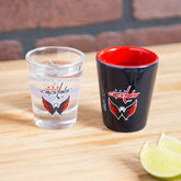 Washington Capitals 4-Piece Ceramic and Glass 2oz. Shot Glass Set