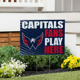 Washington Capitals Coroplast Yard Sign "Fans Play Here"
