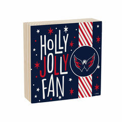 Washington Capitals Block, Holiday, 6x6