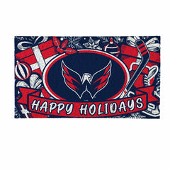 Washington Capitals Holiday PVC Mat, 28"x16"