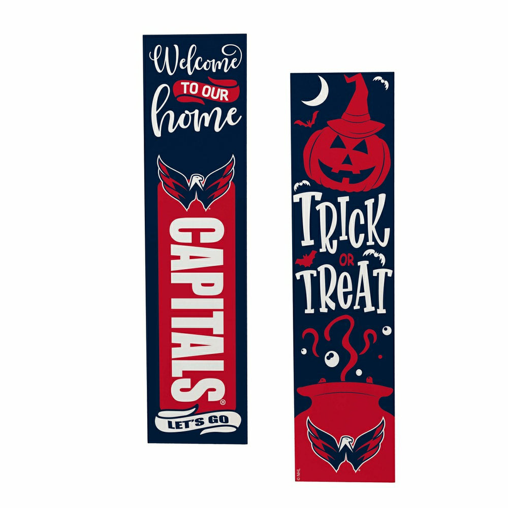47" Double Sided Leaner, Washington Capitals, Halloween