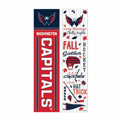 46" Double Sided Leaner, Washington Capitals, Fall Seasonal