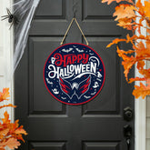 Washington Capitals Halloween Round Door Décor with Hanging Rope, 18x1