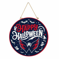 Washington Capitals Halloween Round Door Décor with Hanging Rope, 18x1
