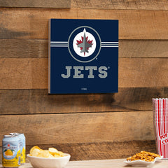 Winnipeg Jets Wood Wall Sign, 12x12