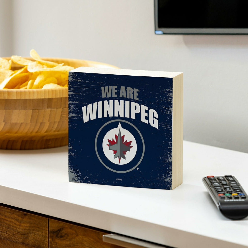 Winnipeg Jets Plock, Down Home Fans, 6x6