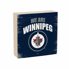 Winnipeg Jets Plock, Down Home Fans, 6x6