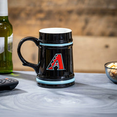 Arizona Diamondbacks Ceramic Stein Cup, 24oz