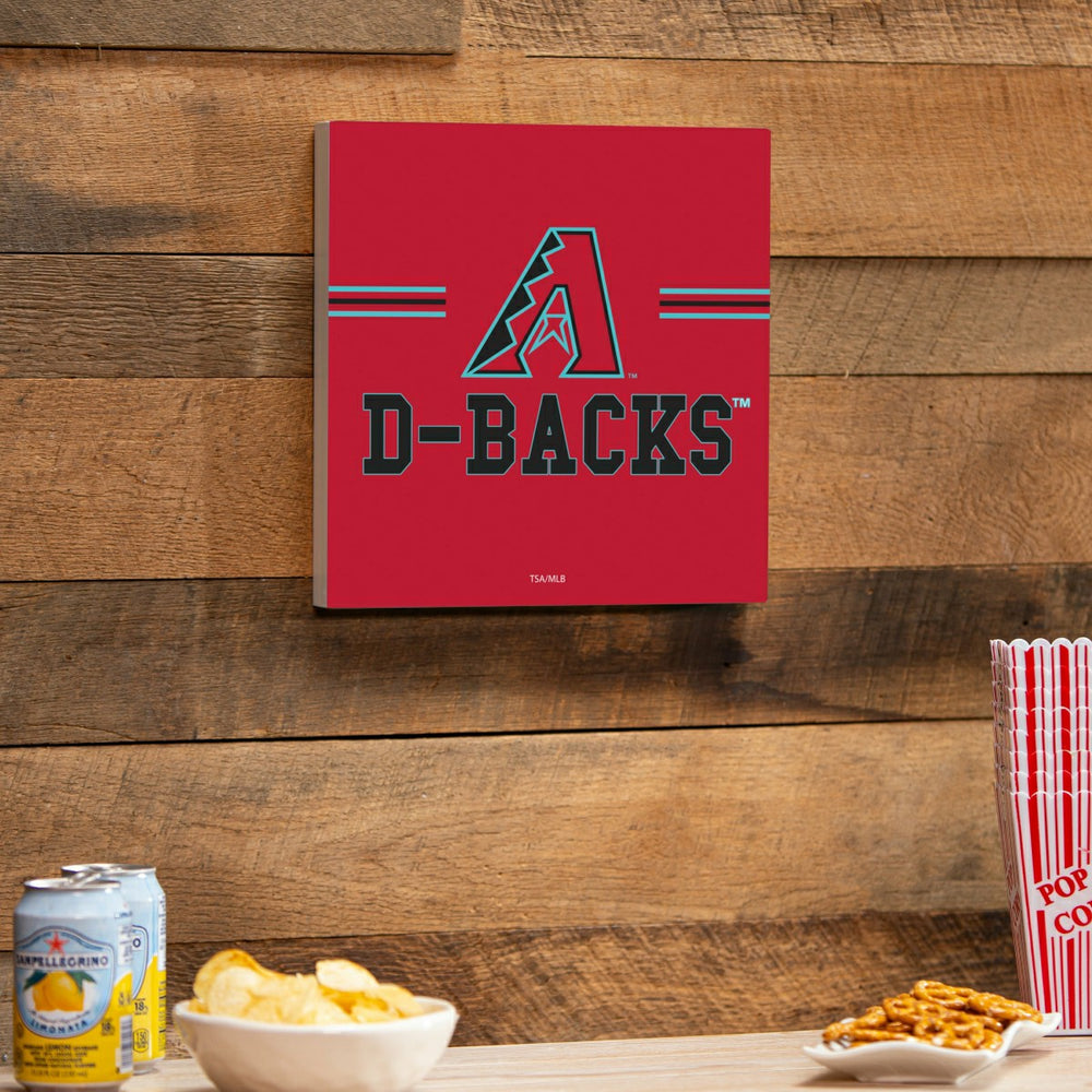 Arizona Diamondbacks Wood Wall Sign, 12x12