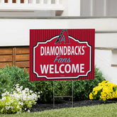 Arizona Diamondbacks Coroplast Yard Sign, "Fans Welcome"