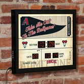Scoreboard Wall Clock, Arizona Diamondbacks