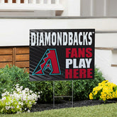 Arizona Diamondbacks Coroplast Yard Sign "Fans Play Here"