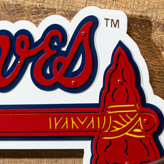 Atlanta Braves Premier Metal Wall Art
