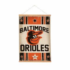Baltimore Orioles, Canvas Wall Tapestry, Medium, 36x24