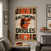Baltimore Orioles, Canvas Wall Tapestry, Large, 54x36
