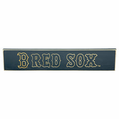 Boston Red Sox Engraved Wood Sign, 3.5" x 18"