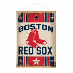 Boston Red Sox, Canvas Wall Tapestry, Large, 54x36