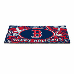 Boston Red Sox Holiday PVC Mat, 28"x16"