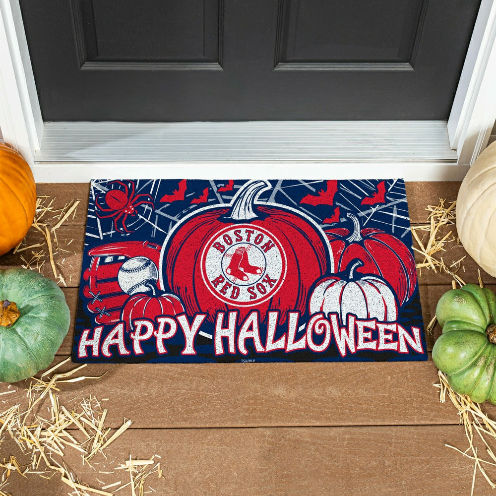 Boston Red Sox Halloween PVC Mat, 28"x16"