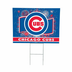 Chicago Cubs Yard Sign, Patriotic