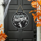 Chicago White Sox Halloween Round Door Décor with Hanging Rope, 18x18
