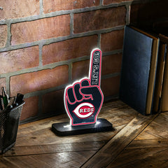 Cincinnati Reds Baseball Foam Finger Desklite LED Decor