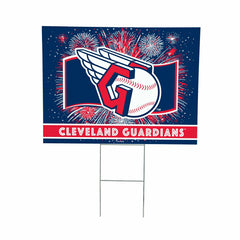 Cleveland Guardians Yard Sign, Patriotic
