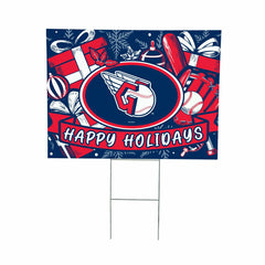 Cleveland Guardians Coroplast Yard Sign, Holiday