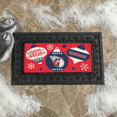 Cleveland Guardians Holiday Flocked Coir Sassafras Switch Mat, 22"x10"