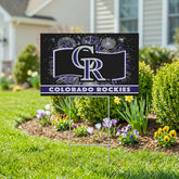 Colorado Rockies Yard Sign, Patriotic