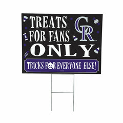 Colorado Rockies Yard Sign, Halloween Treats for Fans