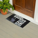 Colorado Rockies Fan Mat, 28"x16"